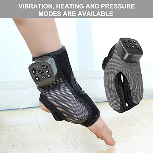 Zjchao Electric Foot Ankle Massager, Wireless Foot Massage Machine Shiatsu Massager Multi-Level Settings Vibration Heating Massage Pain Relief And Comfort Massage Therapy For Heels And Ankles(Us) #TOP2