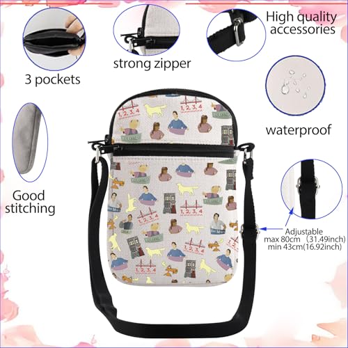 JYTAPP F House TV Series Crossbody Bag 80s TV Show Lover Gifts F House TV Sitcom Crossbody Bag Mary Fans Gifts4