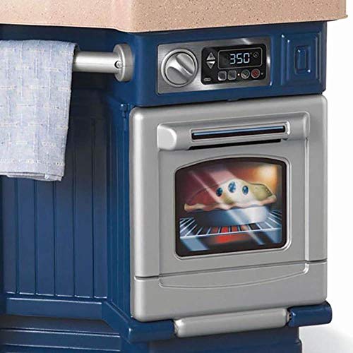 Little Tikes Super Chef Kitchen Blue & Cream, 14.00 l x 28.00 w x 40.00 h inches - image 6