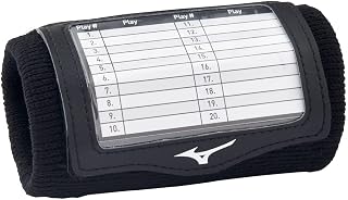 Mizuno Play Call Wristband: 4-Way Stretch, Moisture-Wicking, 60 Plays, One Size Fits All for Coaches
