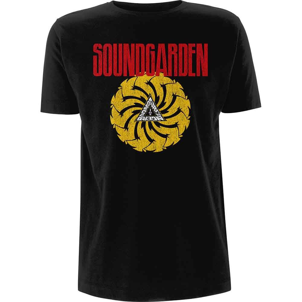 Soundgarden T Shirt Badmotorfinger V3 Band Logo Official Mens Black S