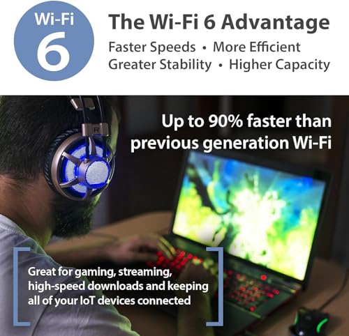 Image of D-Link AX3000 WiFi 6 Mesh Router - Contemporary Ecofriendly Design - High-Performance - Feature Rich - AI Enabled - Parental Controls - Covers up to 2800+ sq. ft - Expandable Mesh (M30) (Pack of 2)