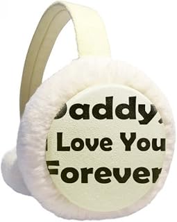 Love You Dad – Protetor de orelhas de inverno com citação de festival