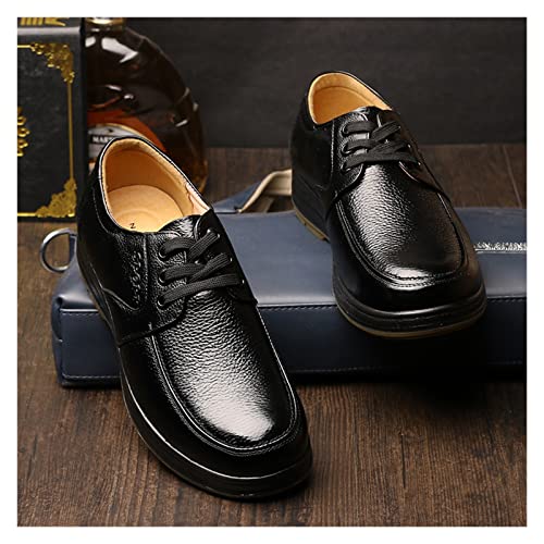 LAZIRO Men's Shoes Big Toe Casual Shoes Men's Leather Shoes Men's Low Top Shoes Work Shoes Men's4