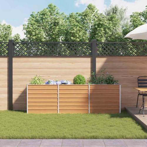 Lit surélevé de jardin grand format 240cm avec fond ouvert - 5