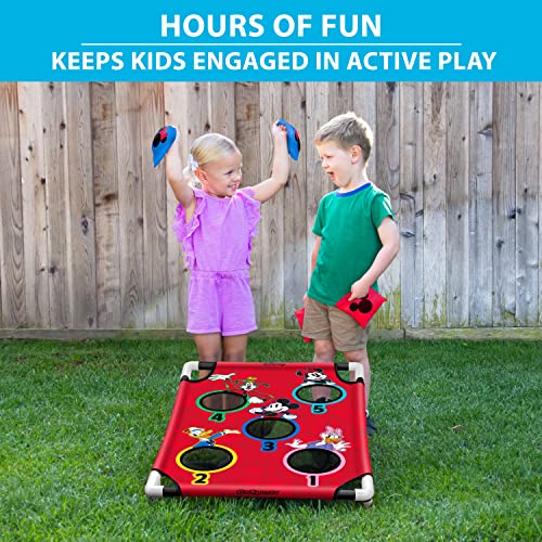 Image of Disney Mickey and Friends Bean Bag Bounce Game Set by GoSports - Great for Kids' Birthdays and Disney Themed Celebrations
