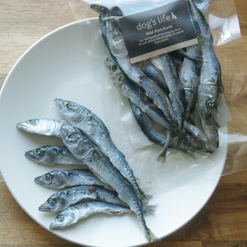 ドッグズライフ dog's life 犬 猫 おやつ 高知産 小さばの煮干し 135g / 国産 お魚 無添加 塩不使用 天然100% (135, 小さば)