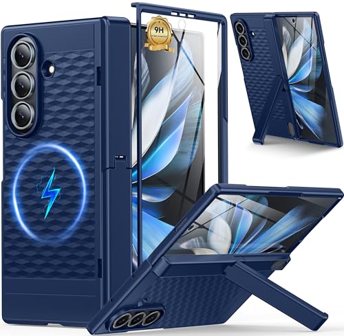 Coque charnière Galaxy Z Fold 7 bleu pour éliminer les risques de casse