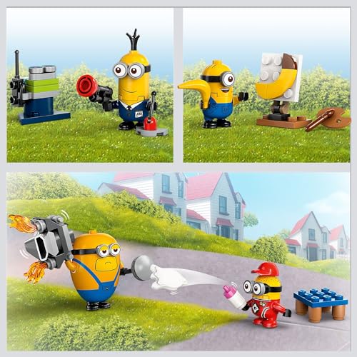 LEGO Despicable Me 4 Minyonlar ve Muz Araba 75580 6 Yaş ve Üzeri Çocuklar İçin Filmden Esinlenen Yaratıcı Oyuncak Yapım Seti (136 Parça)