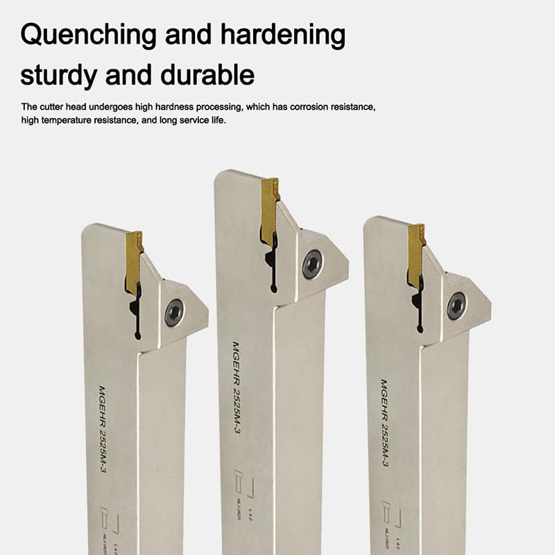 1Pcs MGEHR Lathe Machine Grooving Turning Tool Holder High Quality Lathe Tool Holder CNC Lathe Tools for MGMN Carbide Inserts(MGEHR1616H-5)