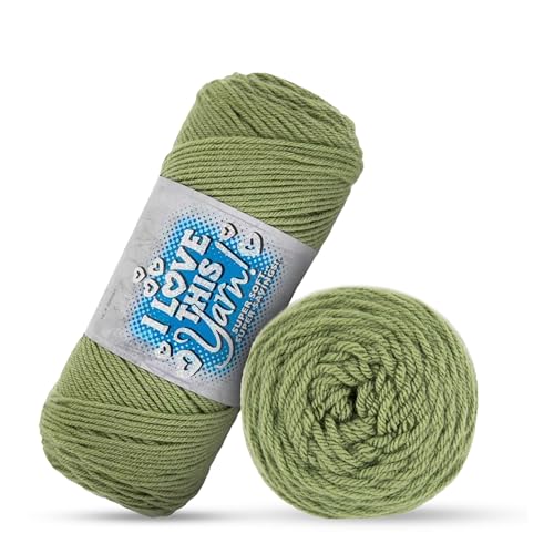 Image of Hobby Lobby I Love This Yarn 100% Acrylic, 260 Light Sage | 4 Medium Weight, 355 Yards, For Crocheting & Knitting