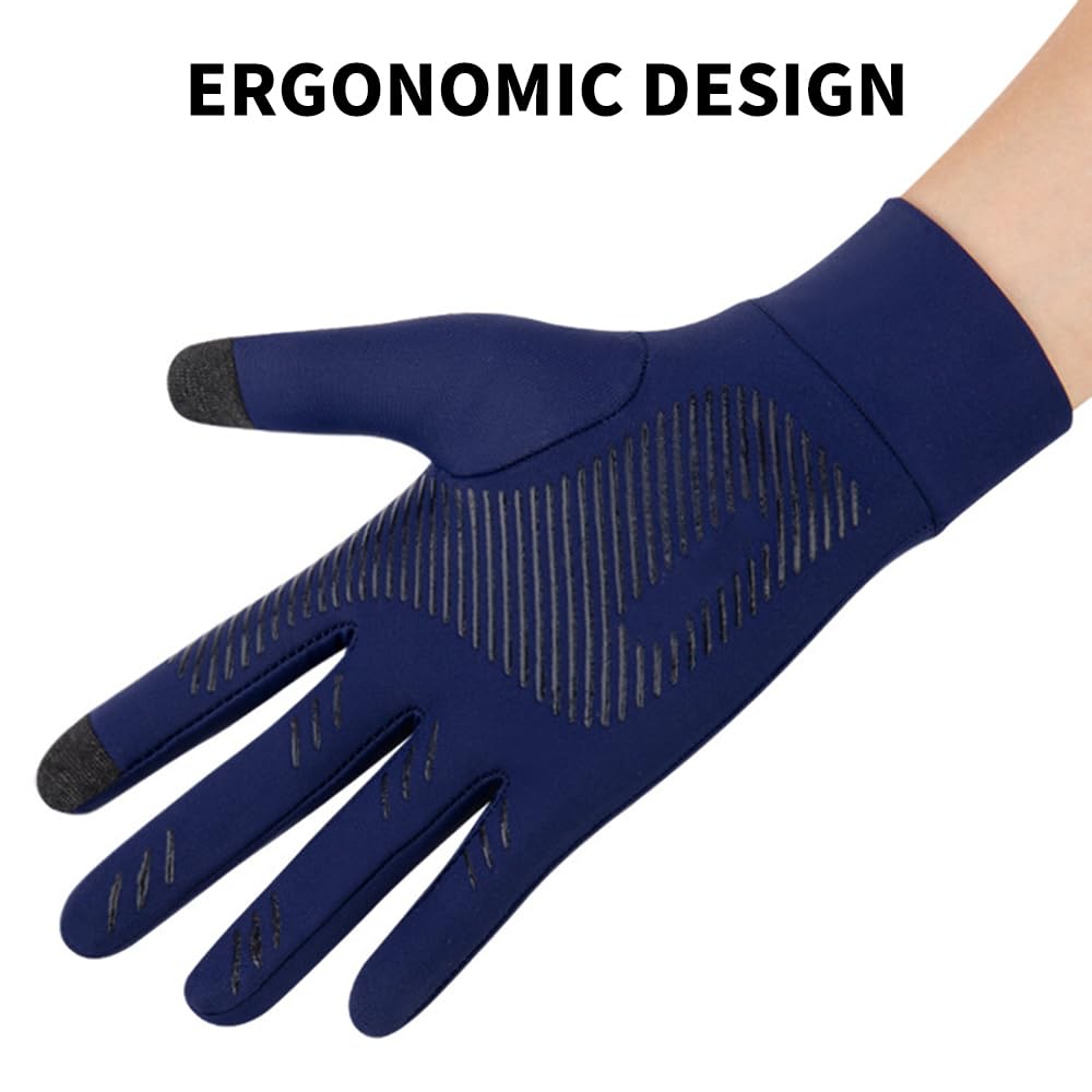TFixol Guanti protettivi estivi in seta di ghiaccio, traspiranti, touchscreen, per uomini e donne, ideali per guida, ciclismo, equitazione, golf, allenamento