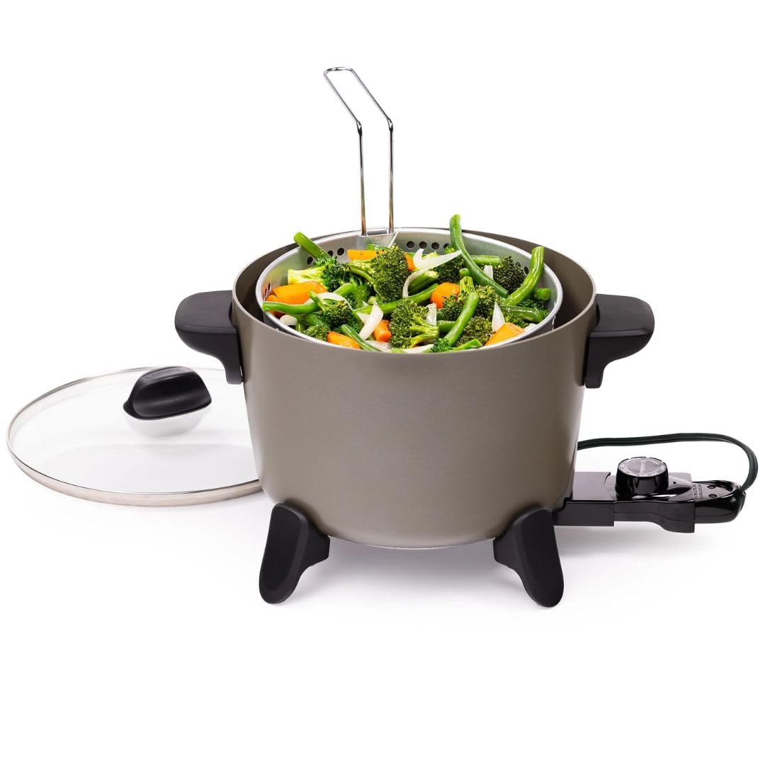 Presto Big Kettle Ceramic Deep Fryer/Multi-Cooker