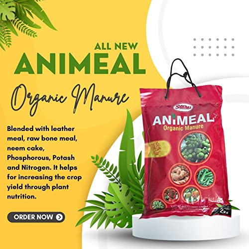 Image of T. Stanes Animeal Organic Manure 2 Kg pack | Nitrogen and Phosphorus Rich | Organic input for improving soil fertility | Availability of nutrients to the plants|