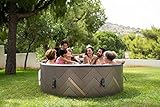 MSpa aufblasbarer Whirlpool 2023 Frame Mono F-MO063 | X-Ring | verbesserte Leistung | 6 Personen Outdoor Pool | Ozon & UVC Reinigung | Rund ⌀ 173.0 cm | Bis 1429 L | TÜV GS