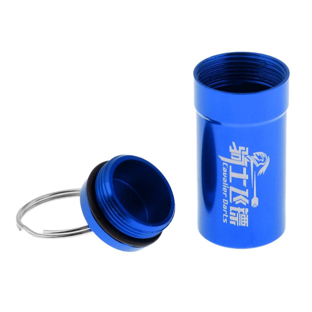 Colaxi Portable Accessories Organizer with Secure Locking Mechanism, Blue, as described