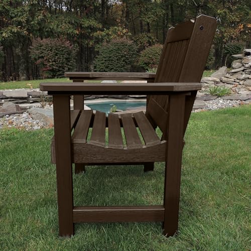 Highwood AD-CHGL1-ACE Lehigh Garden Chair, Weathered Acorn - Thumbnail 4
