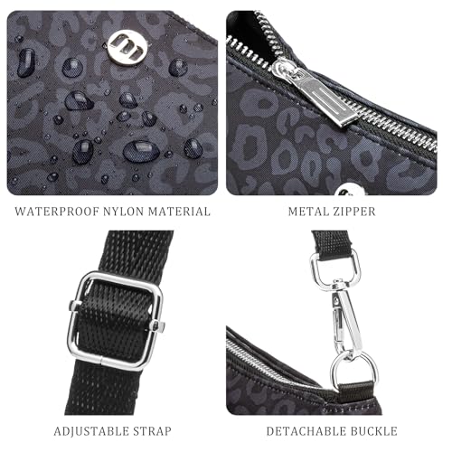 Image of Shoulder Bag for Women Handbags with Adjustable Strap Underarm Purse Mini Clutch Purses Trendy Crescent Bags 1L