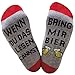 Dealswin Bier Socken für Bierliebhaber, Lustiges Geschenk Neuheit Socken - Wenn Du das Lesen Kannst sock für Frauen und Männer Weihnachts Erntedankfest Geburtstag Rave-Party
