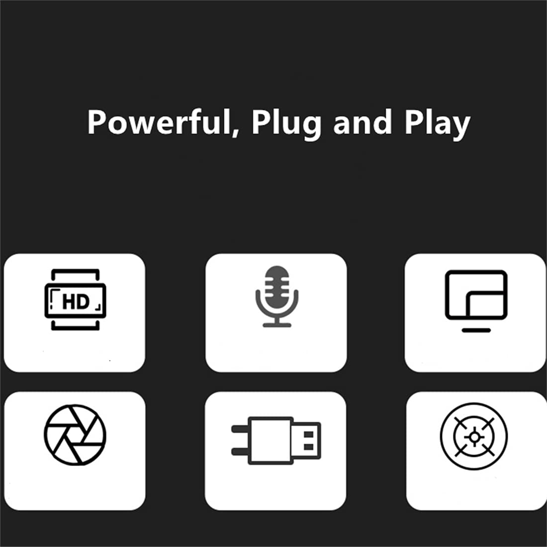 Kamera internetowa 2K, strumieniowa kamera internetowa ze światłem, HD Autofokus kamera internetowa z mikrofonem, do Pro Streaming/Online Nauczanie/Wywołanie wideo/Zoom/Skype