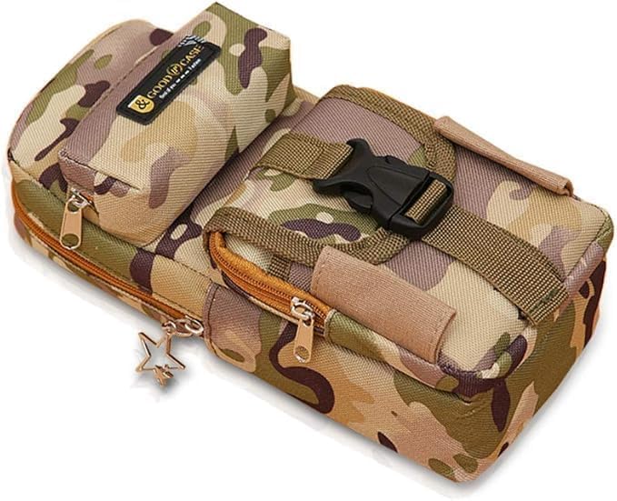 DEOXY Premium Camouflage Pencil Case, 5 Layer, 3 Compartments, Large Capacity, Cute Zip Closure Aesthetic Design Stationery Holder Organizer Bag, Multifunctional Pouch for School Kids (Army Pouch)-image-22