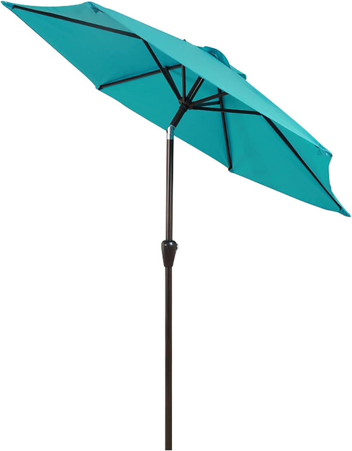 Tilting Garden Parasol 7.4ft/2.25m, Patio Umbrella With Hand Crank, Waterproof and Uv Protection, For Sun Shades, Beach, Outdoor good