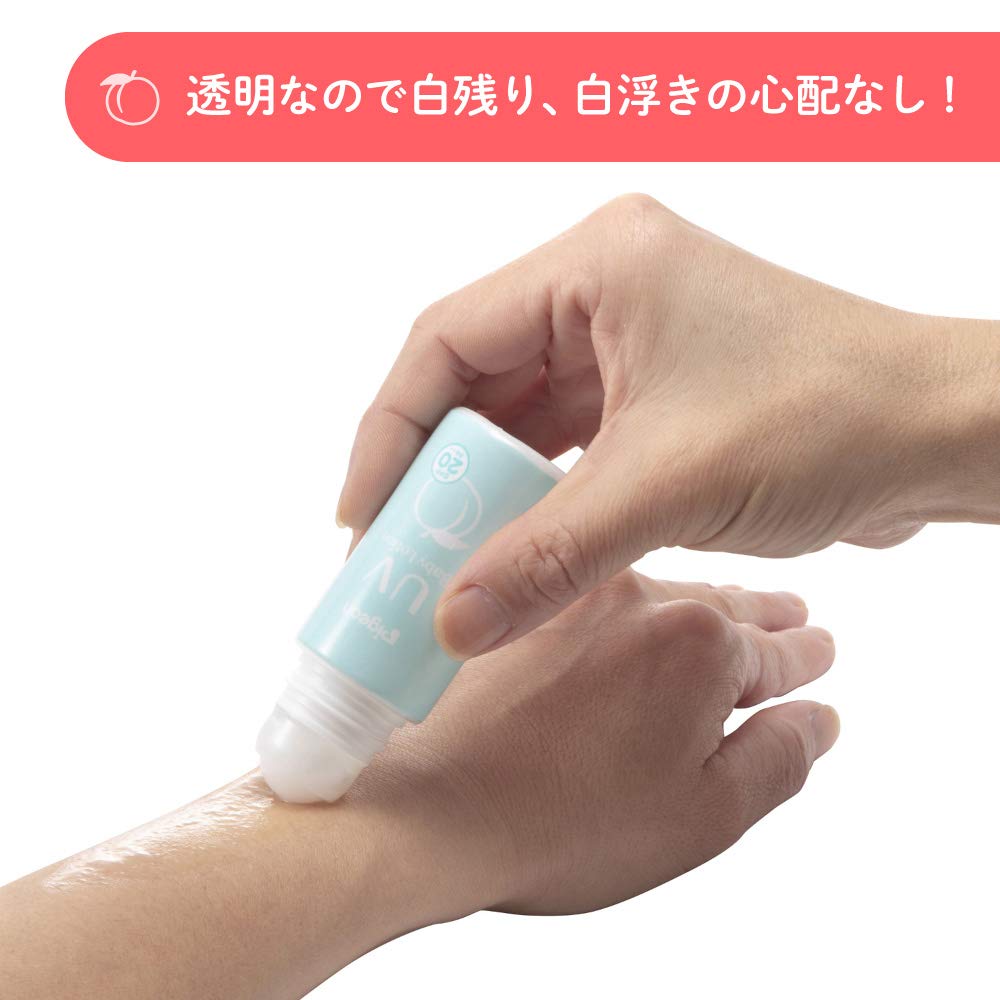 Amazon.com: Pigeon (additive-Free Baby Sunscreen from 0 Months Leaves SPF20 of UV Baby roll-on Thigh: Beauty