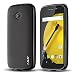 Motorola Moto E (2nd Generation, 2015) Case, J&D Ultra Slim [Drop Protection] Moto E (2nd Gen) Case [Slim Cushion] Shock Protective Jelly Case Slim Case for Moto E (2nd Gen, 2015) (Black)