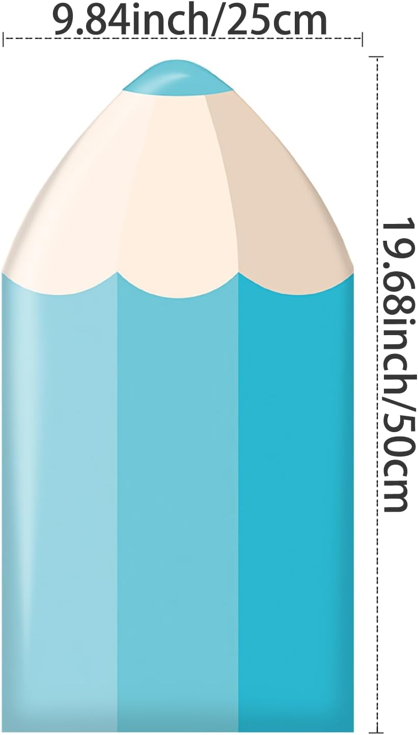 3D Anti-Collision Wall Padding, Pencil Shaped Upholstered Wall Panels, Peel and Stick Headboard, Playroom Decor Wall Padded, Nursery Sensory Wall Stickers (Sky Blue, 4)