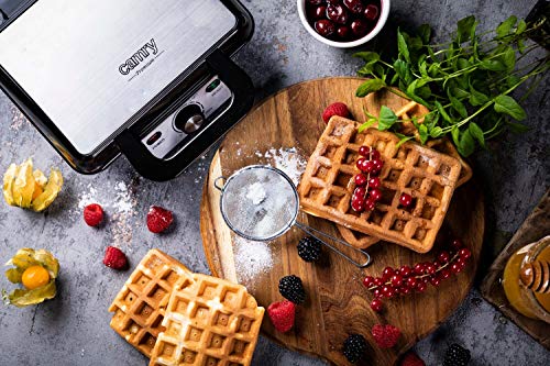 XXL 4er Waffeleisen | Waffelautomat | Paninigrill | Waffeltoaster | Waffle Maker | Elektrogrill | XXL Wafflemaker – Bild 3