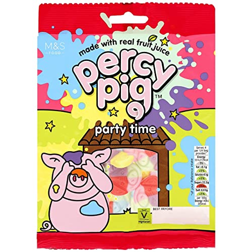 Marks and Spencers Percy Pig Part Time 150g with Real Fruit Juices from M&S