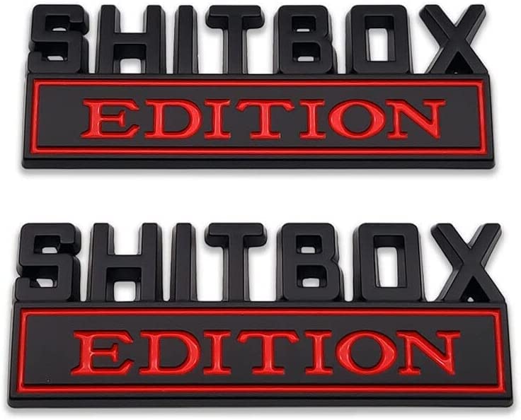 Shitbox Edition Funny Car Sticker Decal - Forged N Fast - View #3
