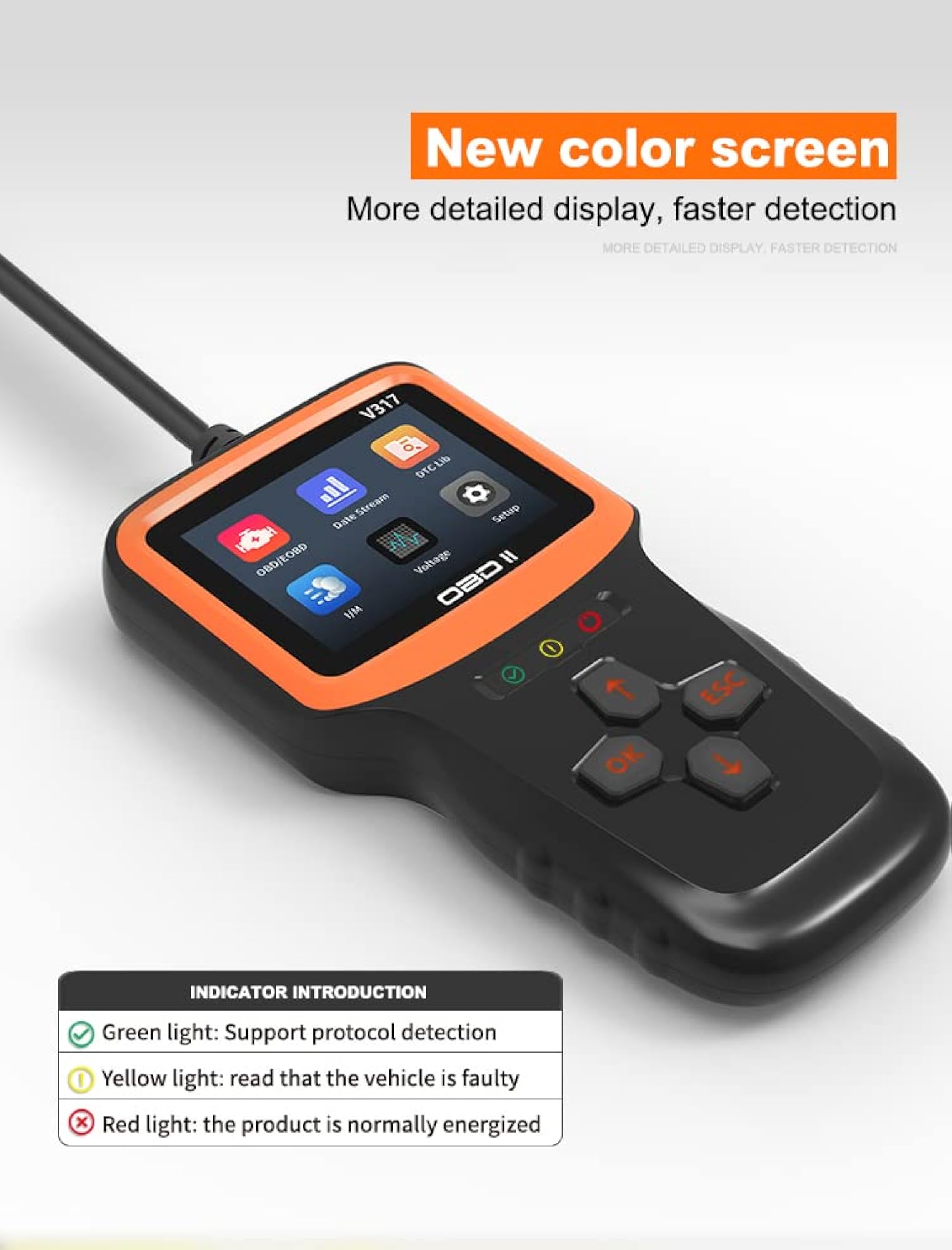 V317 Advanced OBD2 Diagnostic Scanner