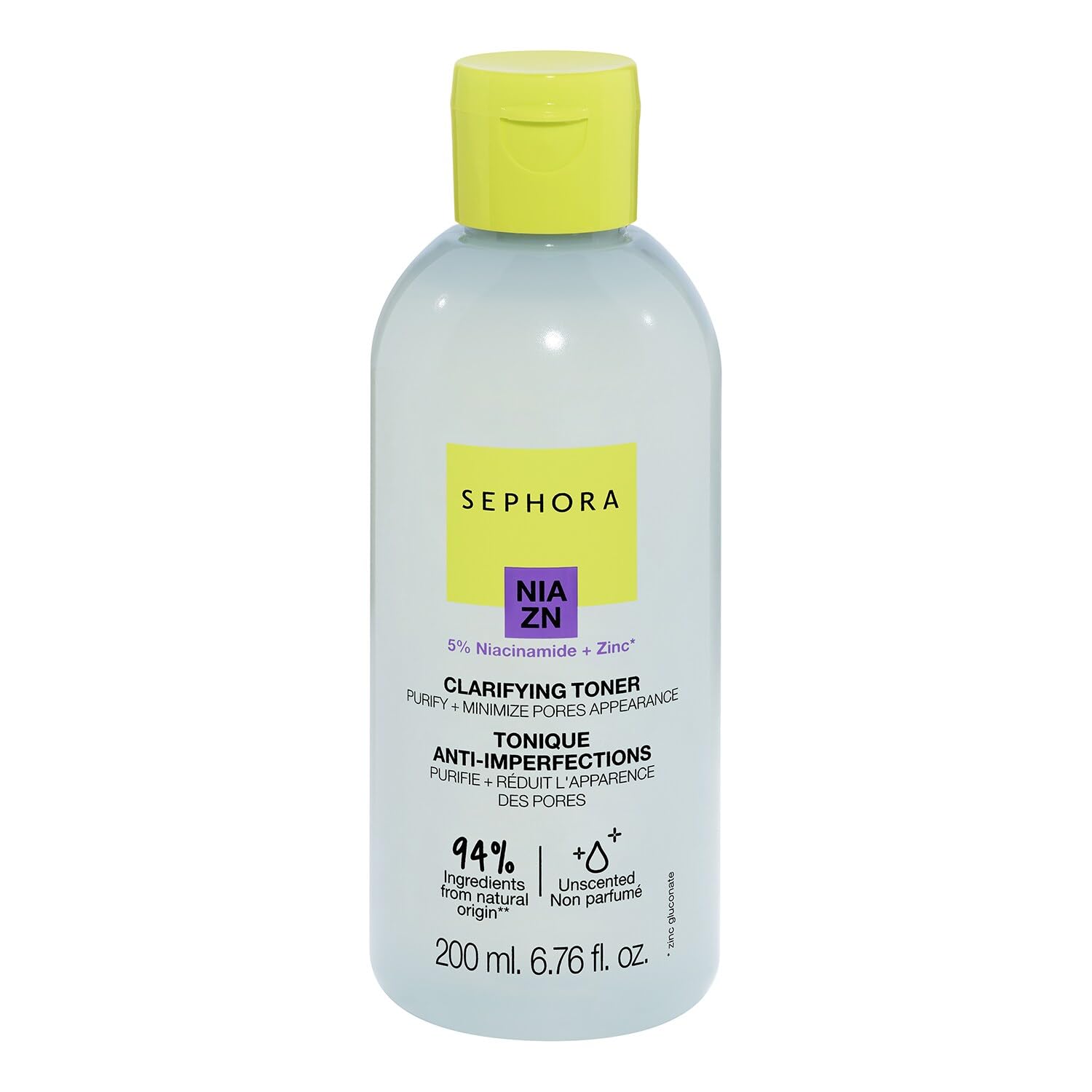 SEPHORA COLLECTION Clarifying Toner with Niacinamide and Zinc 5 oz / 150 mL