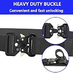 Ginwee 3 Pack Tactical Belt,Military Style Belt, Riggers Belts for Men, Heavy-Duty Quick-Release Metal Buckle with extra MOLLE Hook
