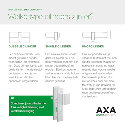 Cilindro doble para puerta AXA SKG2: tranquilidad y bienestar para la seguridad de su hogar 5