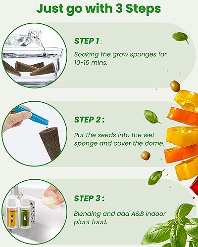 inbloom Kit de cápsulas Grow Anything para AeroGarden, Ahopegarden, GARDENCUBE, iDoo, MUFGA, sistema