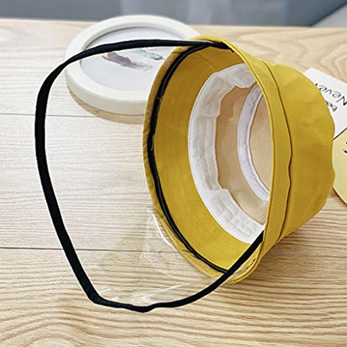 YIJU 2 Peças de Chapéu de Pescador Ao Ar Livre para Proteção Facial Anti-saliva Tampa Frontal