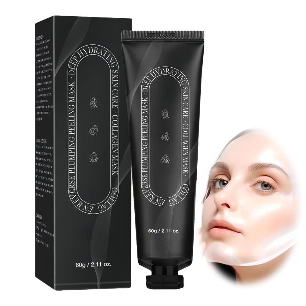 Azonee Collagen Reverse Volume Peel Off Face Mask Pack, Collagen Skincare Mask for Cleansing, Hydrating, and Brightening