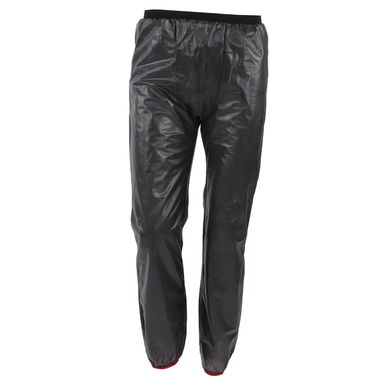 Pantalones de Lluvia Reflectantes Impermeables, Pantalones de Trabajo para Ciclismo Al Aire Libre, Tela Elástica Gris Oscuro
