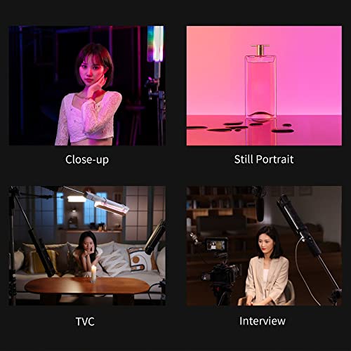 Varinha de luz led rgb 100 w, vara de luz de vídeo led zhiyun fiveray f100 para fotografia, transmis