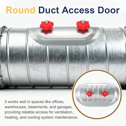 Porte d'accès en acier galvanisé durable avec joint caoutchouc PATIKIL - 7