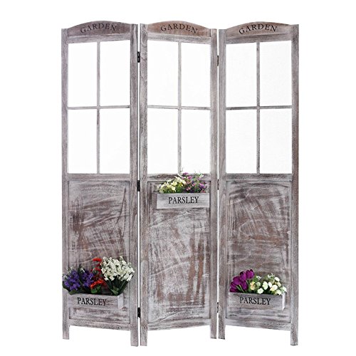 Screen Gems Flower Pot Garden Room Divider, Large