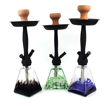 シーシャ【フルセット】 Amazon.co.jp: 【大型サイズ 】ブルーシーシャ(ホース2本) 水