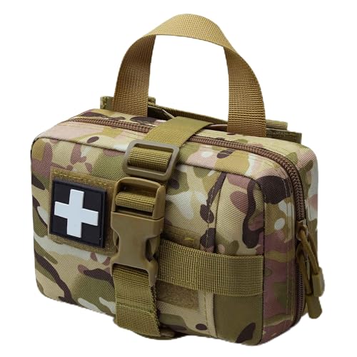 VIIDOO- Molle Medical Pouch Rip Away, bolsa tática para kit de primeiros socorros vazia, bolsa Molle