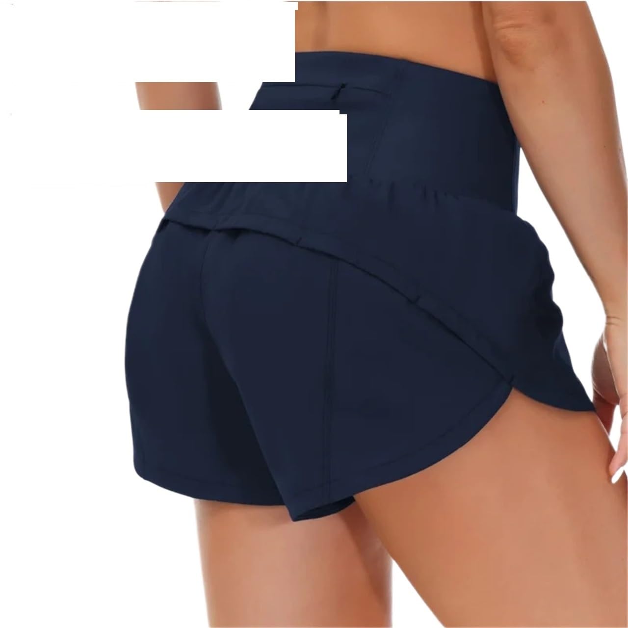 Short de Yoga Short de Fitness Push-up Taille Haute for Femme, vêtements Sport, Gym, Yoga, avec Poches, for Cyclisme, Course à Pied, entraînement pour Le Sport