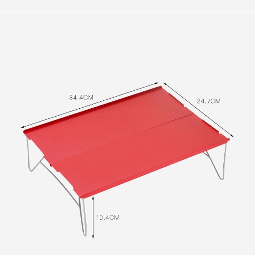 FAXIOAWA Tavoli da Campeggio Picnic Mobili da Campeggio Leggeri Scrivania da Escursione Portatile per Esterni Piastra in Alluminio Tavolo Pieghevole Barbecue