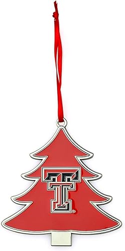 Vista 8 de Adorno navideño de metal con forma de árbol de Michigan State Spartans