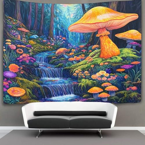 Tapisserie murale grand format tissu effet papier peint panoramique pour chambre aesthetic