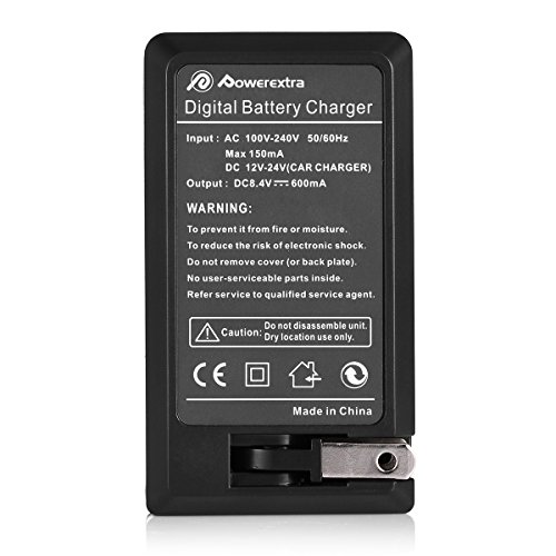 Enel20, En-El20A Battery & Charger, Powerextra Enel20 En-El20A For Nikon Coolpix P950, P1000, Dl24-500, Nikon Coolpix A, 1 Aw1, 1 J1, 1 J2, 1 J3, 1 S1, 1 V3 Digital Camera #TOP6
